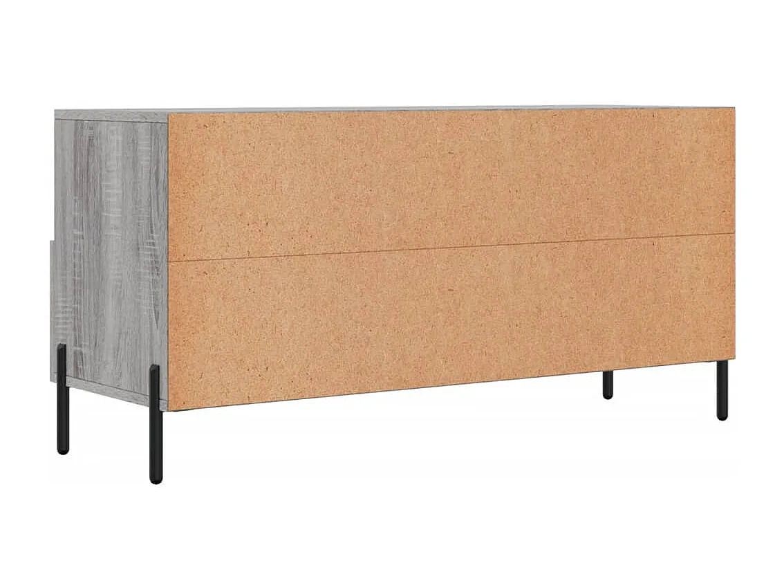 Meuble TV sonoma gris 102x36x50 bois d'ingénierie