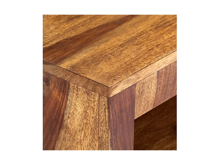 Meuble TV 1 porte sesham massif clair Softly