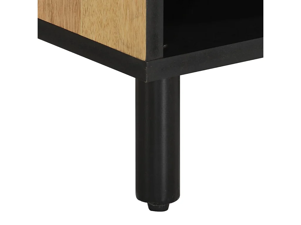 Meuble TV 80x33x46 bois massif de manguier