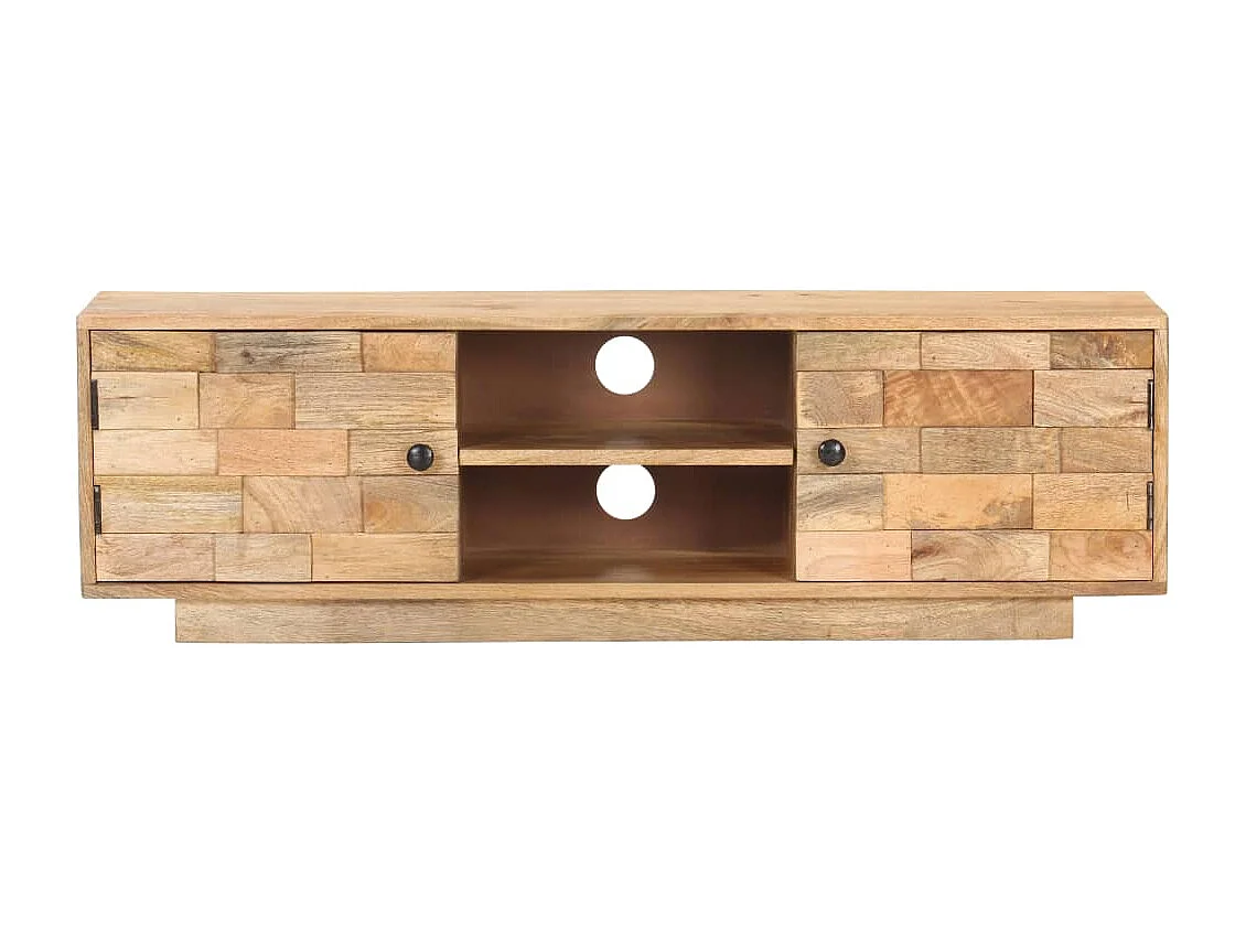 Meuble TV 116x30x35 Bois de manguier solide