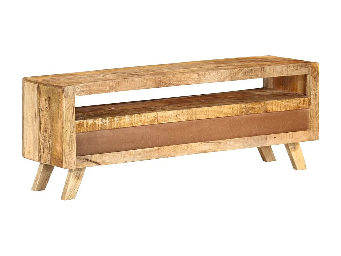 Meuble TV 110x30x40 Bois massif de manguier