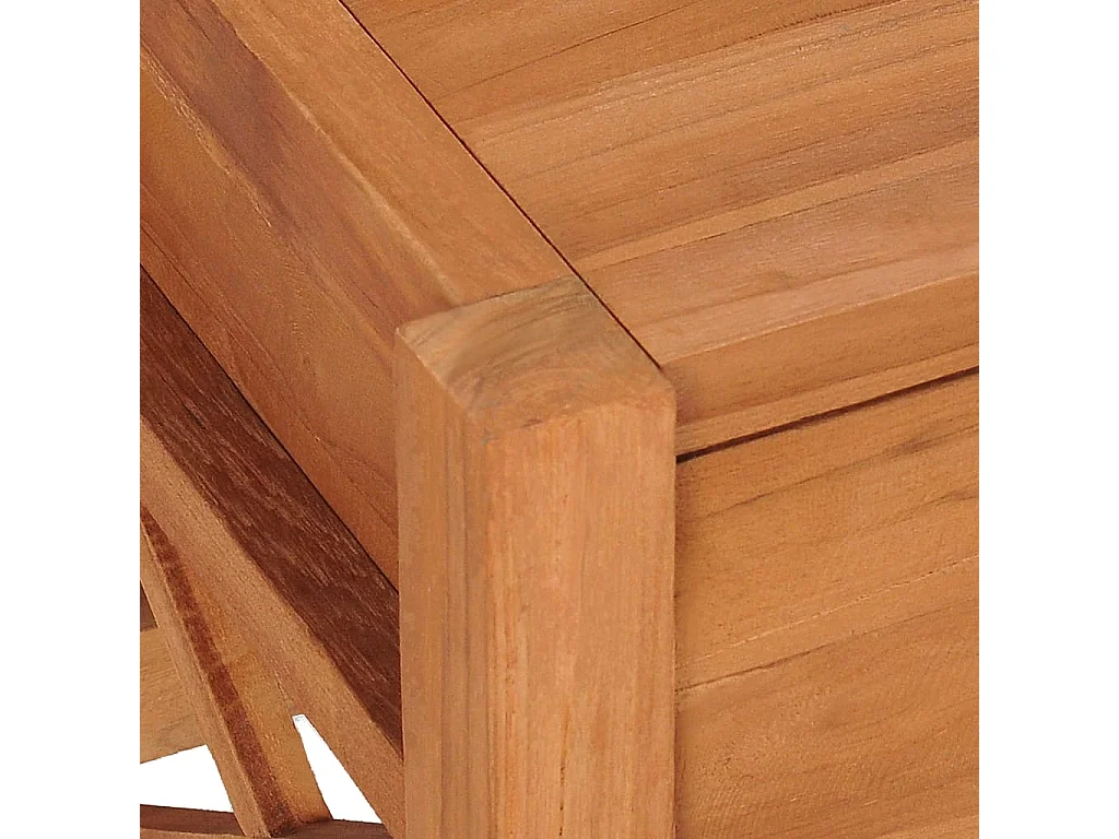 Meuble TV 140x40x45 Bois de teck recyclé 2