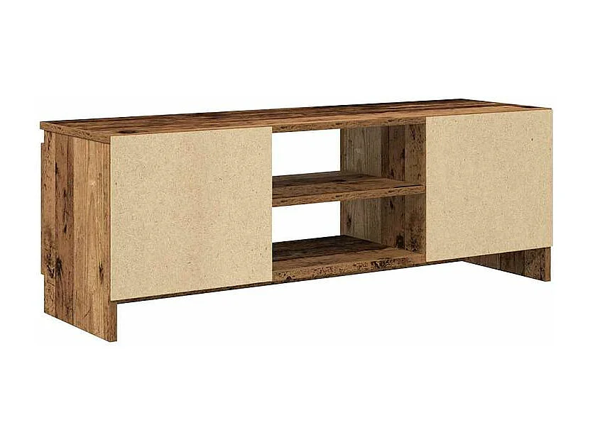 Meuble TV vieux bois 102x30x36 bois d'ingénierie