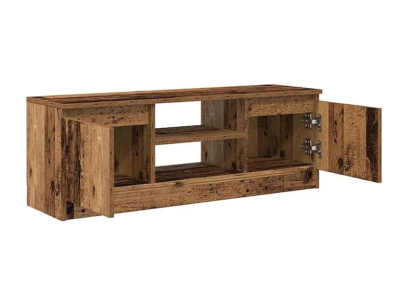 Meuble TV vieux bois 102x30x36 bois d'ingénierie