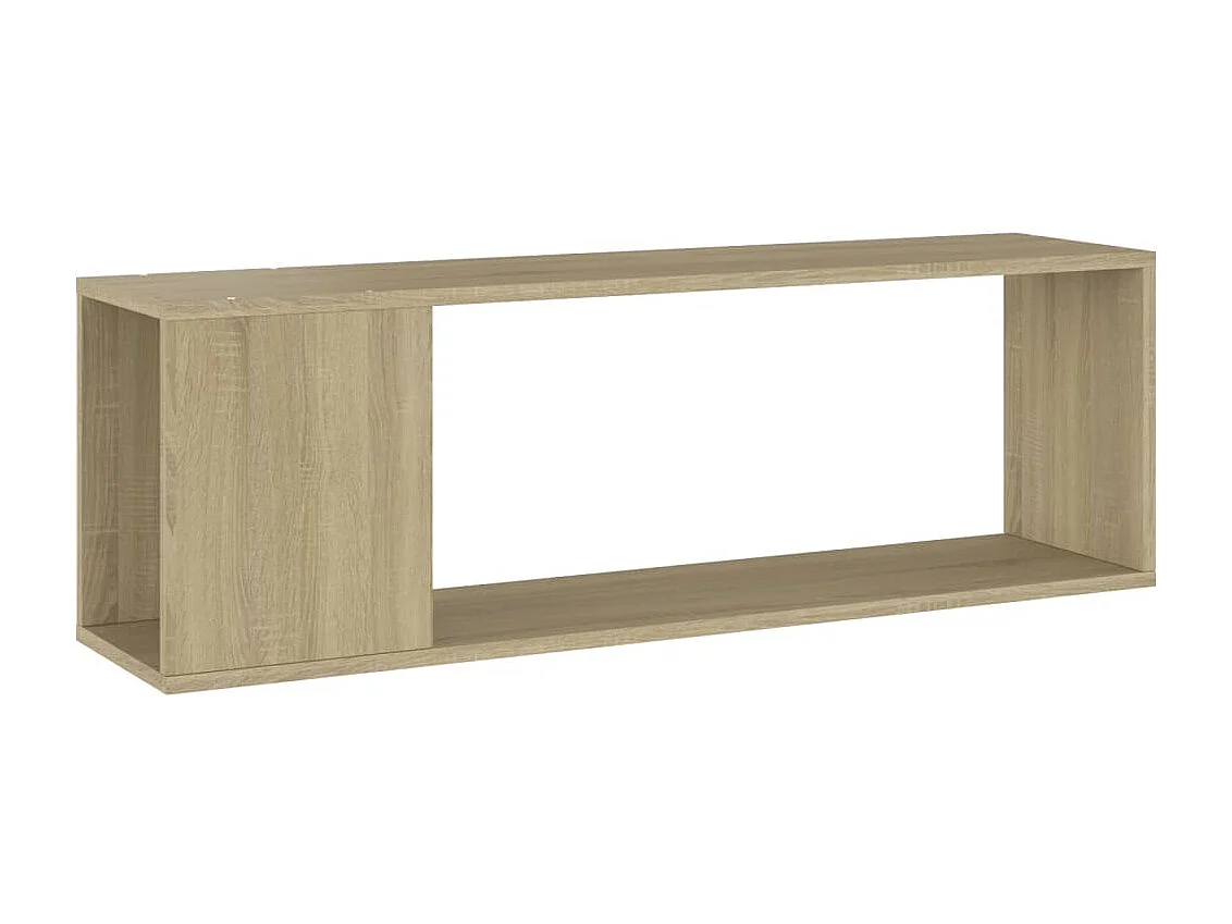 Meuble TV Chêne sonoma 100x24x32