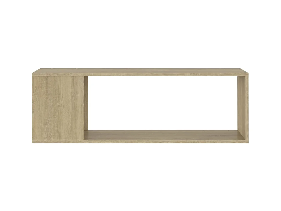 Meuble TV Chêne sonoma 100x24x32