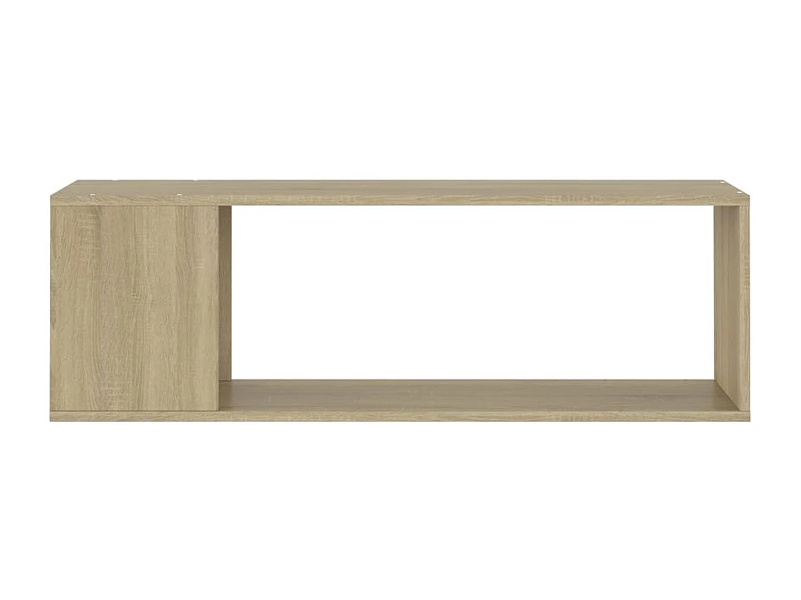 Meuble TV Chêne sonoma 100x24x32