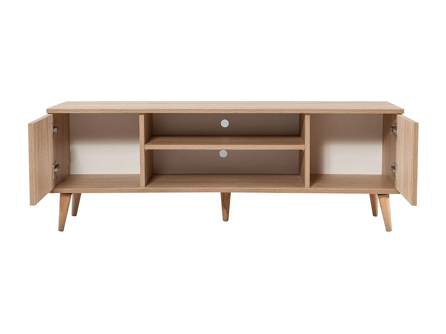 Melamin-TV-Ständer – 140 cm – Sonoma-Eiche