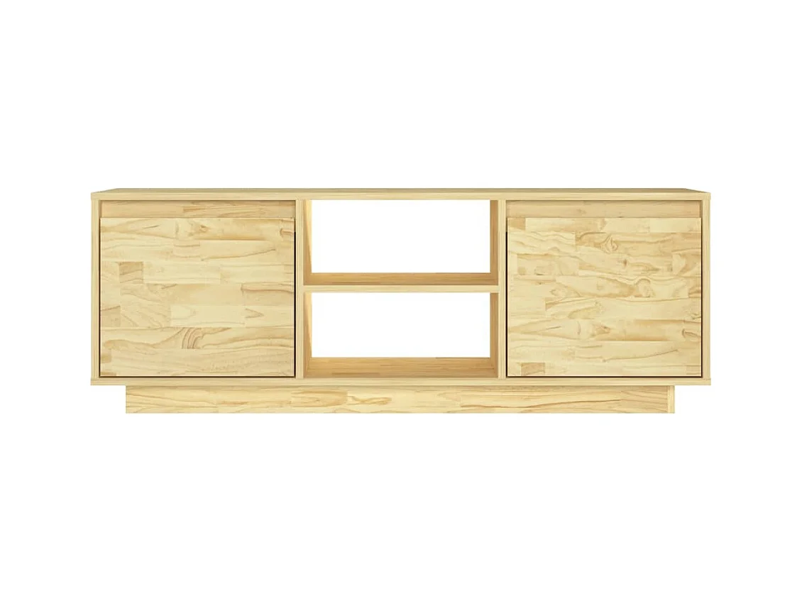 Meuble TV 110x30x40 Bois de pin massif