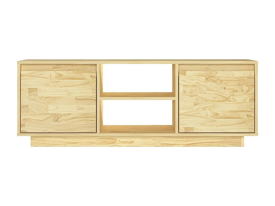 Meuble TV 110x30x40 Bois de pin massif