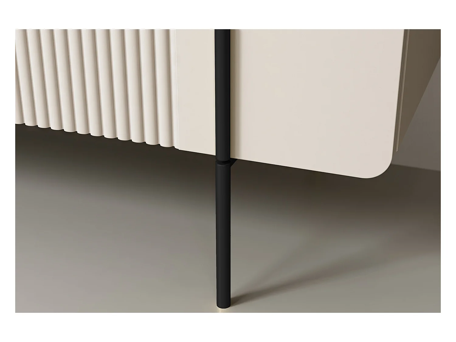 Aparador de 3 puertas con pie de metal cachemir 150x87 cm