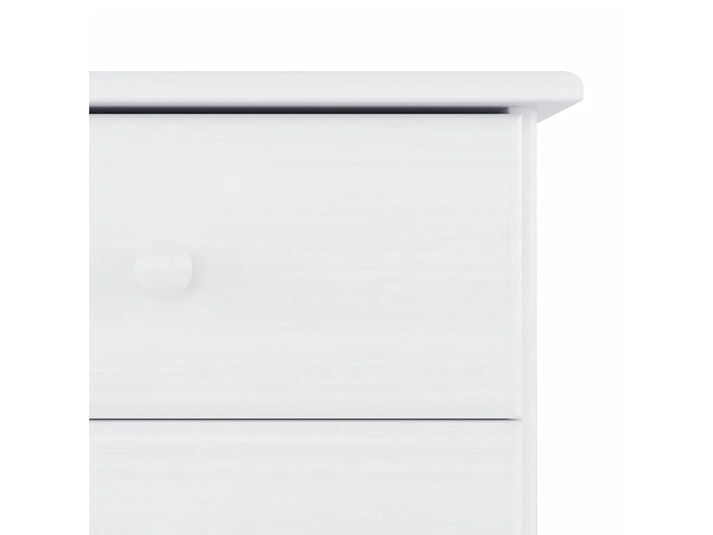 Buffet ALTA blanc 77x35x188 bois massif de pin