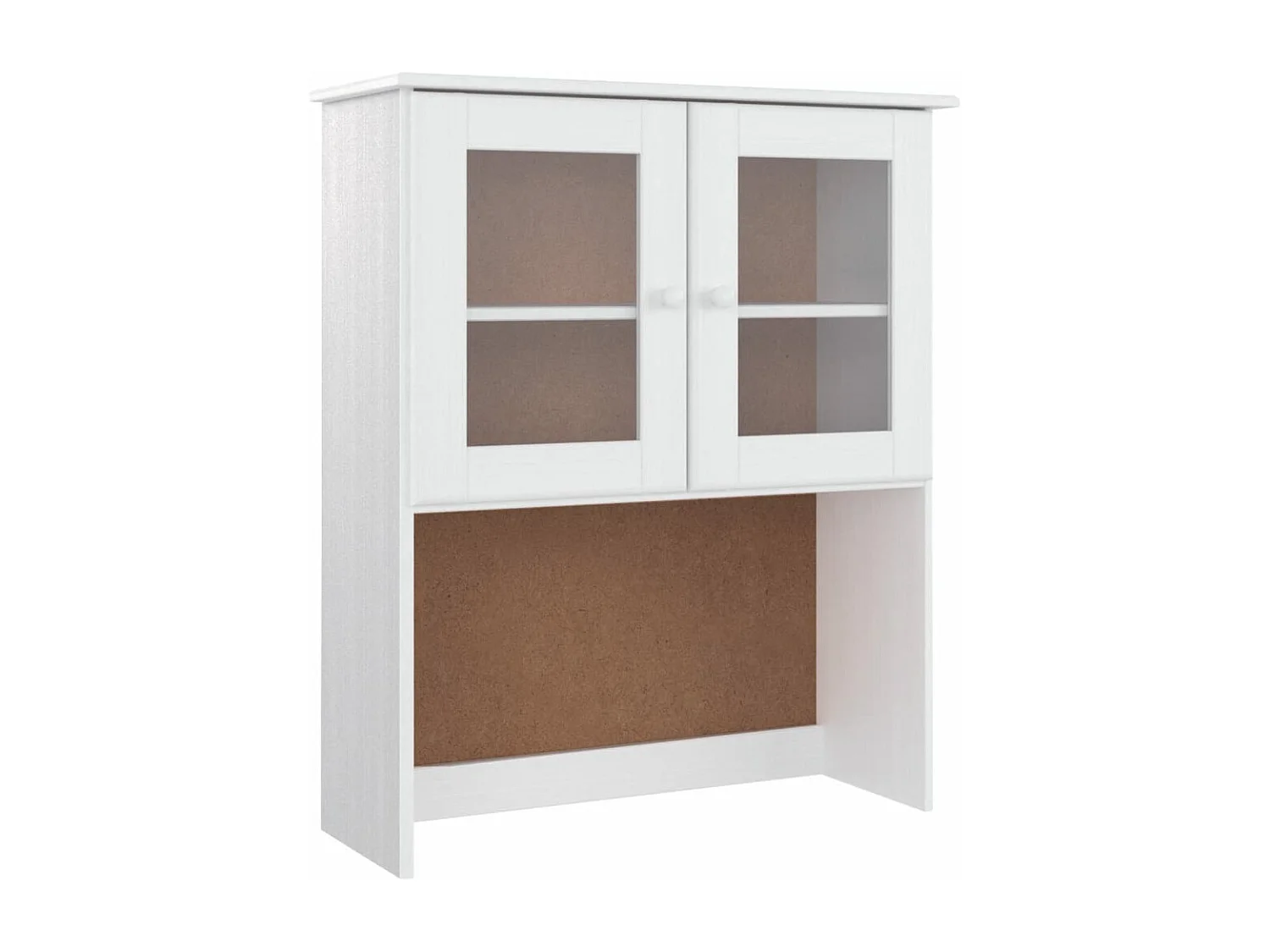 Buffet ALTA blanc 77x35x188 bois massif de pin