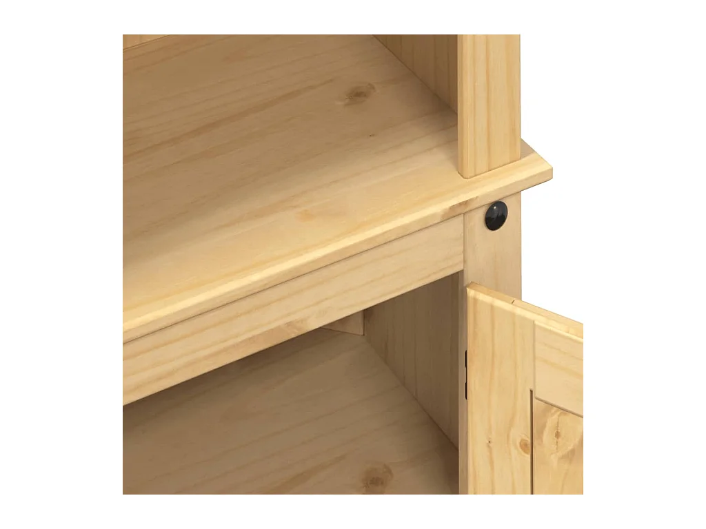 Buffet haut Corona 74x38x170 bois de pin massif