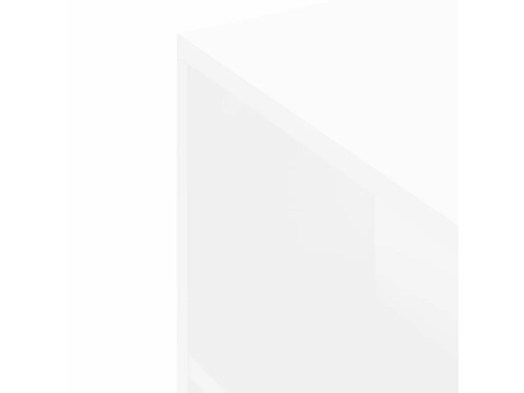 Meuble TV blanc 102x34,5x43 bois d'ingénierie