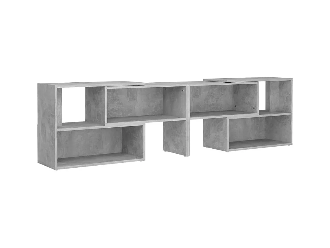 Meuble TV Gris béton 149x30x52