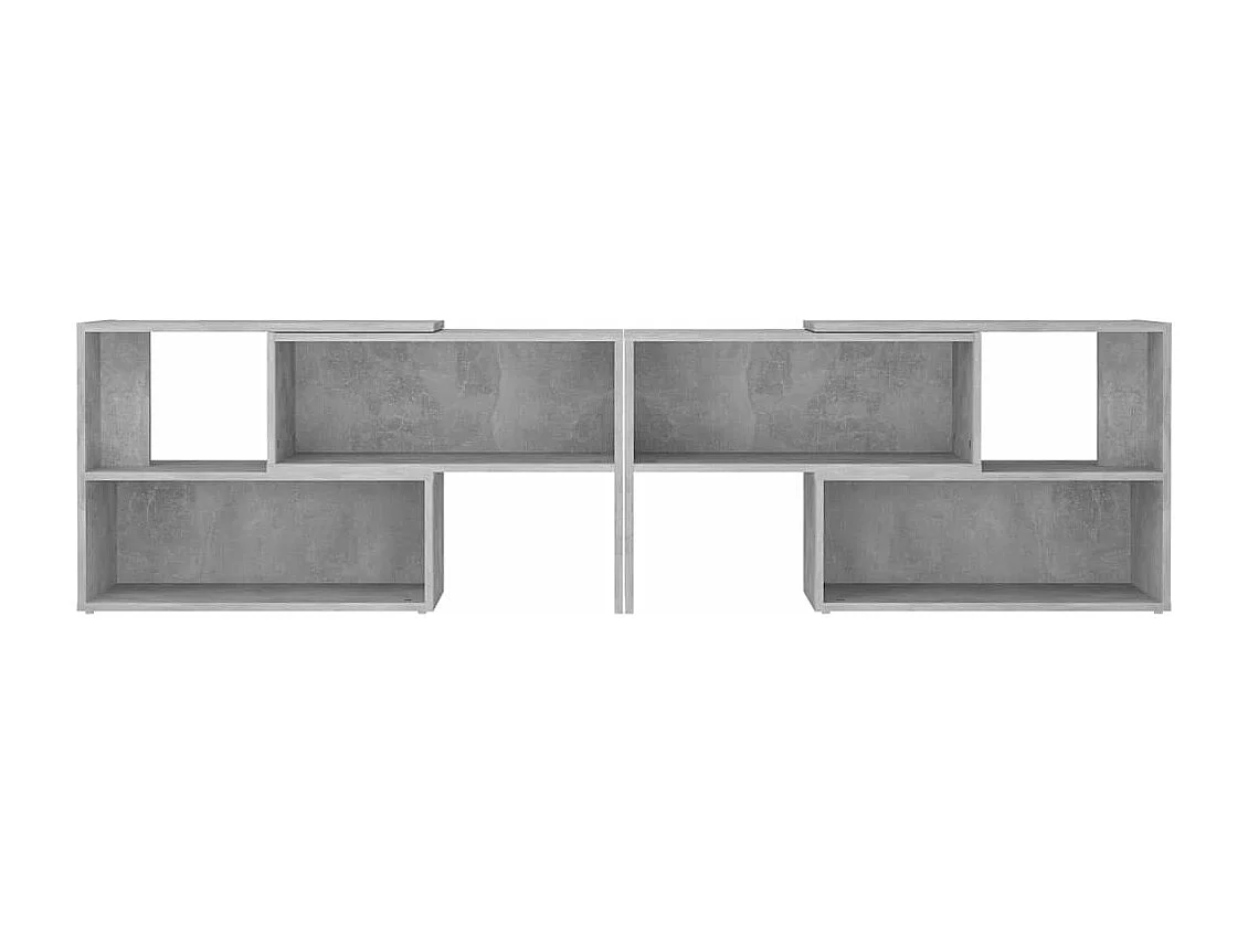 Meuble TV Gris béton 149x30x52