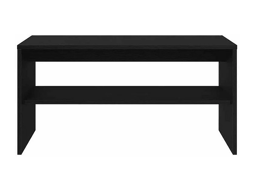 Meuble TV chêne noir 80x40x40 bois d'ingénierie