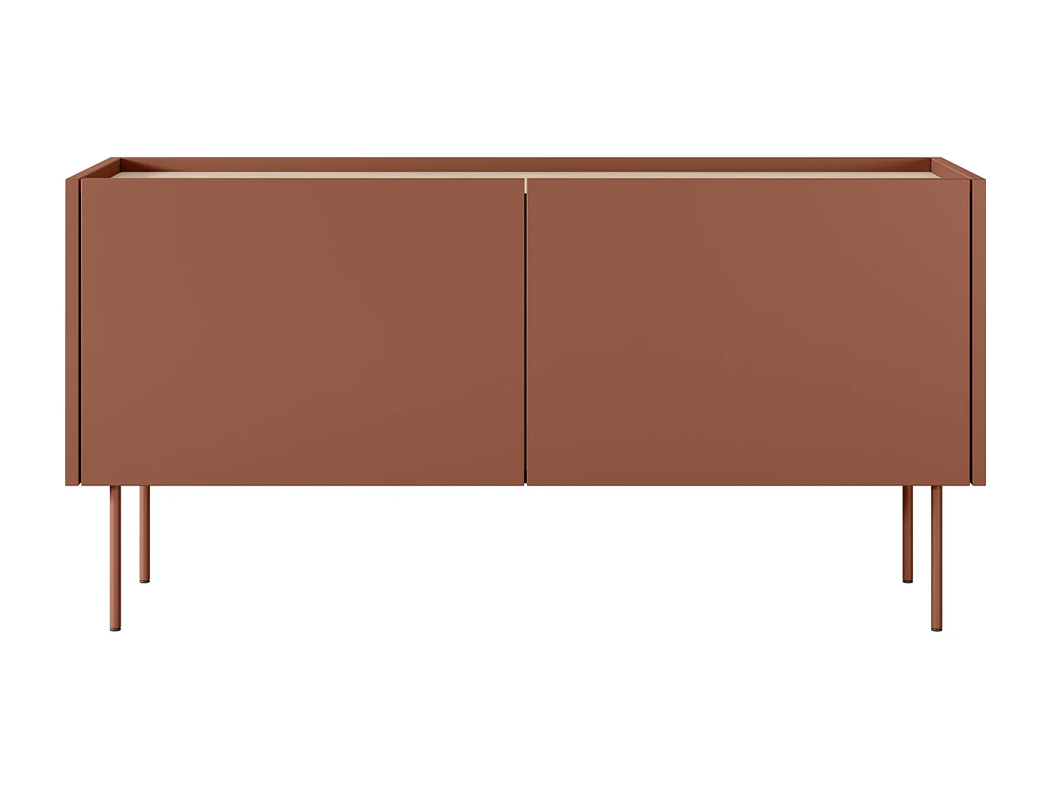 Mobile TV 2 ante con piede in metallo 120x60 cm