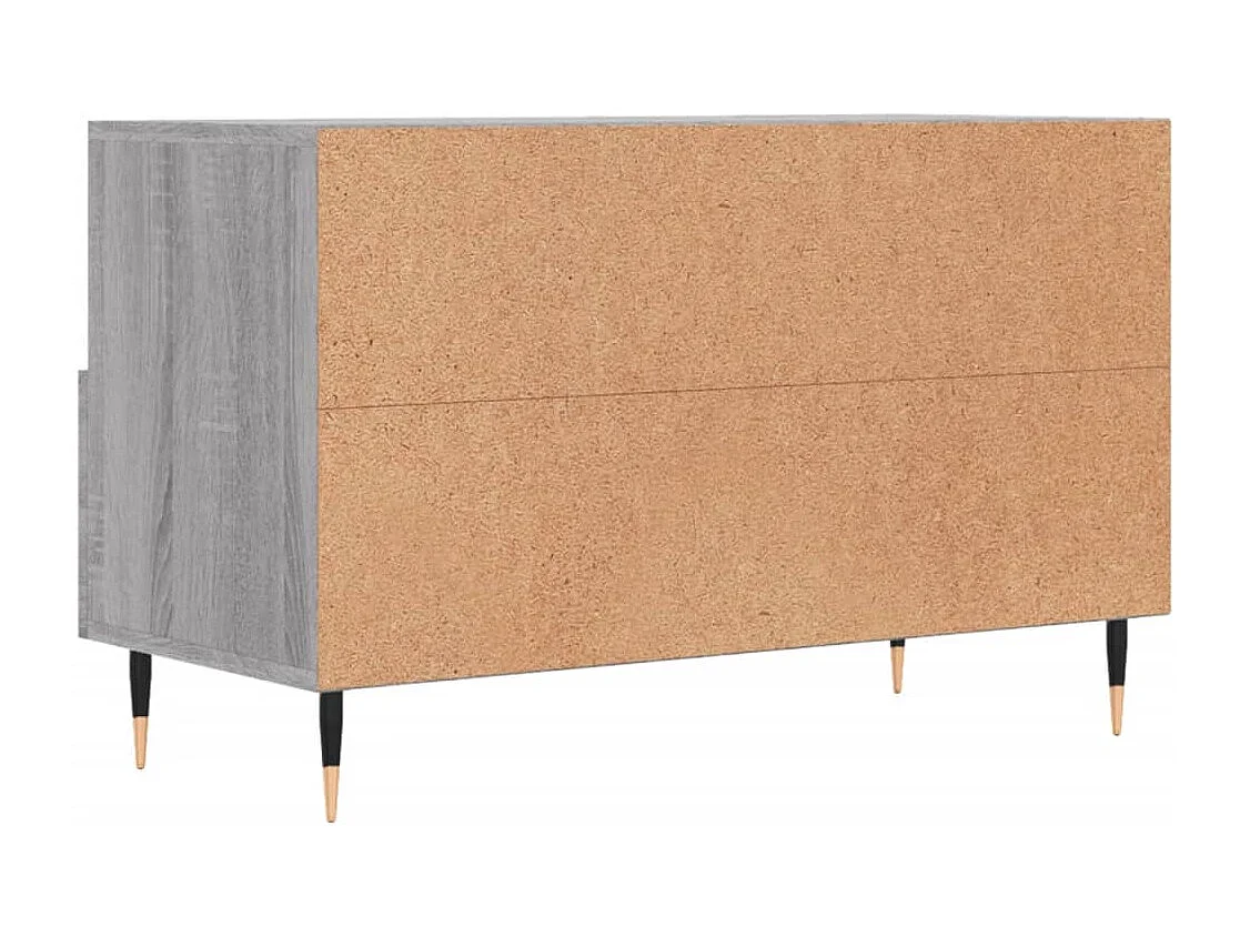 Meuble TV Sonoma gris 80x36x50 Bois d'ingénierie