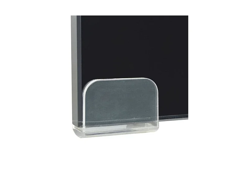 Meuble TV verre trempé noir Martial L 110