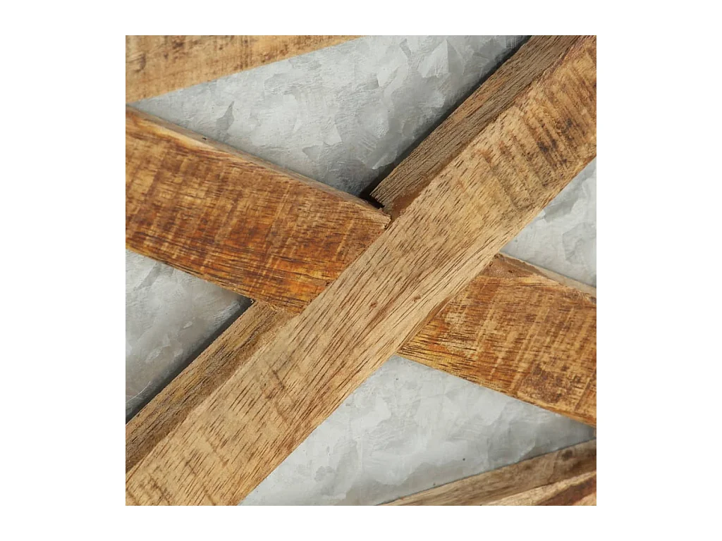 Meuble TV 110x30x45 Bois de manguier brut 3