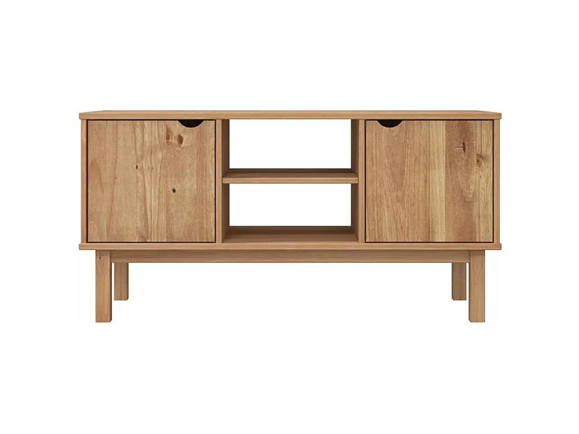 Meuble TV OTTA 113,5x43x57 Bois de pin massif