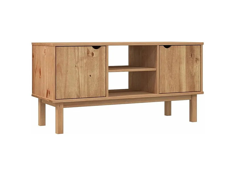 Meuble TV OTTA 113,5x43x57 Bois de pin massif