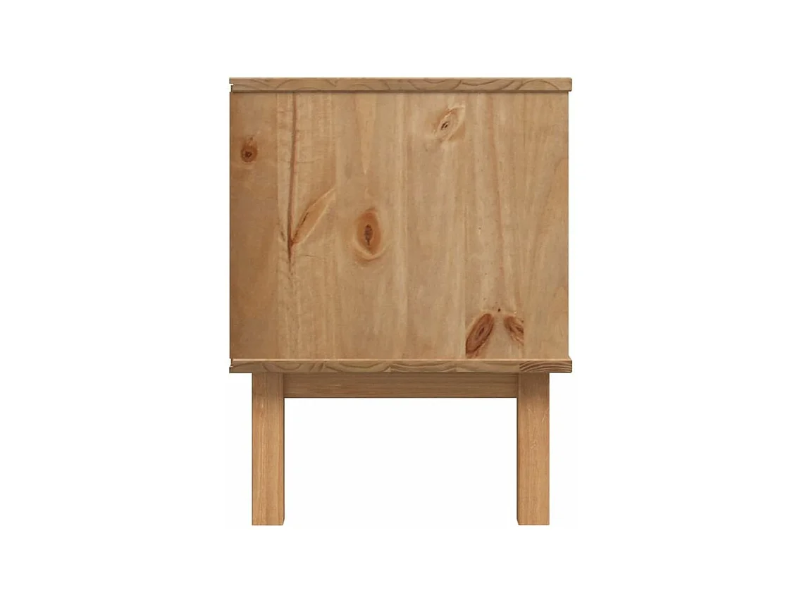 Meuble TV OTTA 113,5x43x57 Bois de pin massif