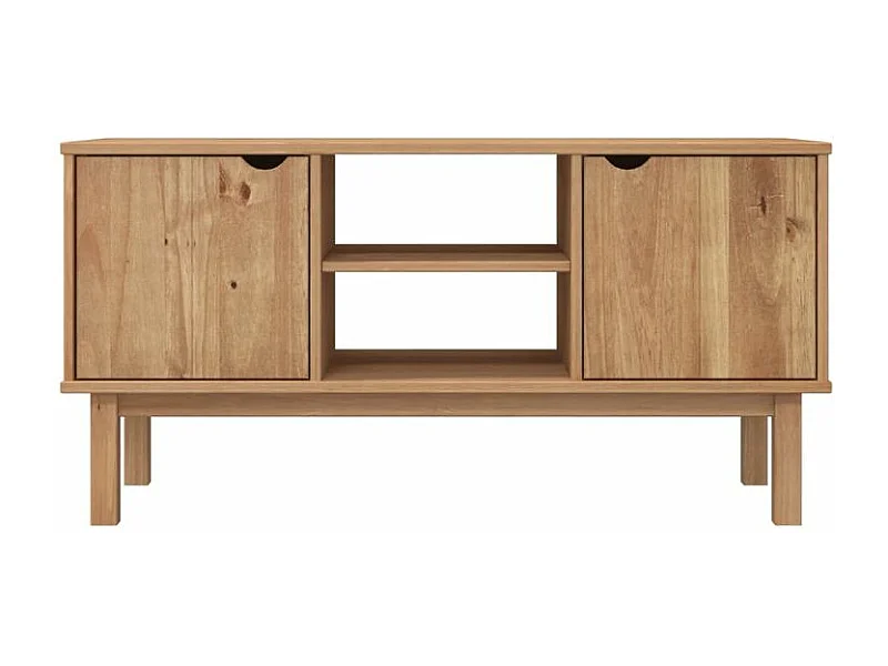 Meuble TV OTTA 113,5x43x57 Bois de pin massif