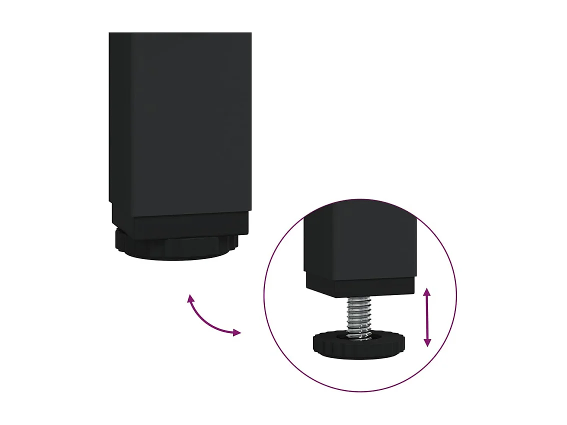 Meuble TV chêne fumé 100x35x65 bois d'ingénierie