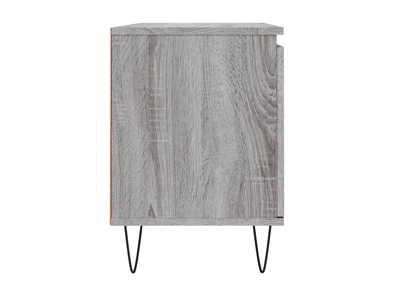 Meuble TV sonoma gris 104x35x50 bois d'ingénierie