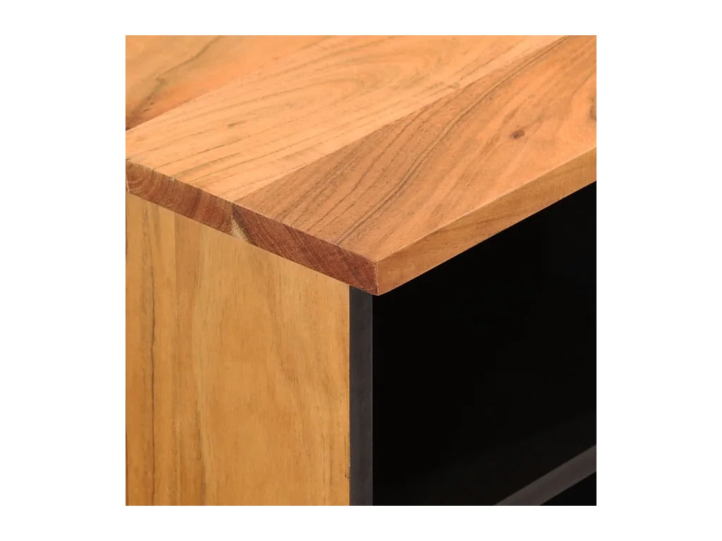 Meuble TV 80x33x46 bois d'acacia massif