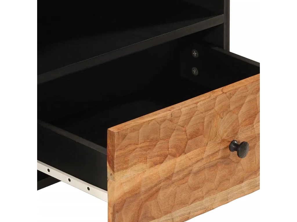 Meuble TV 80x33x46 bois d'acacia massif