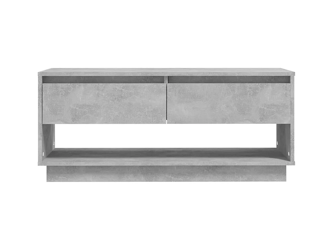 Meuble TV Gris béton 102x41x44