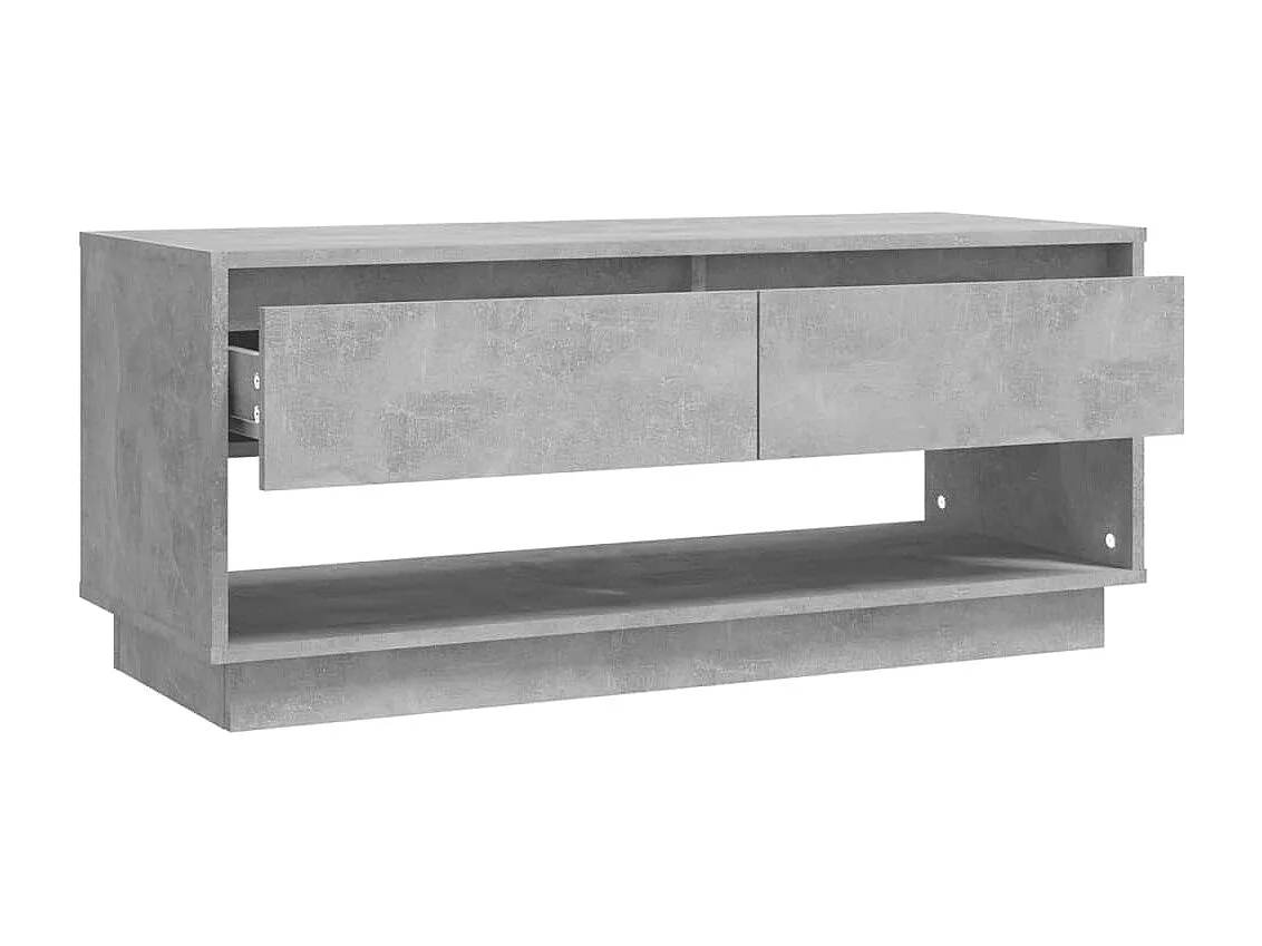 Meuble TV Gris béton 102x41x44