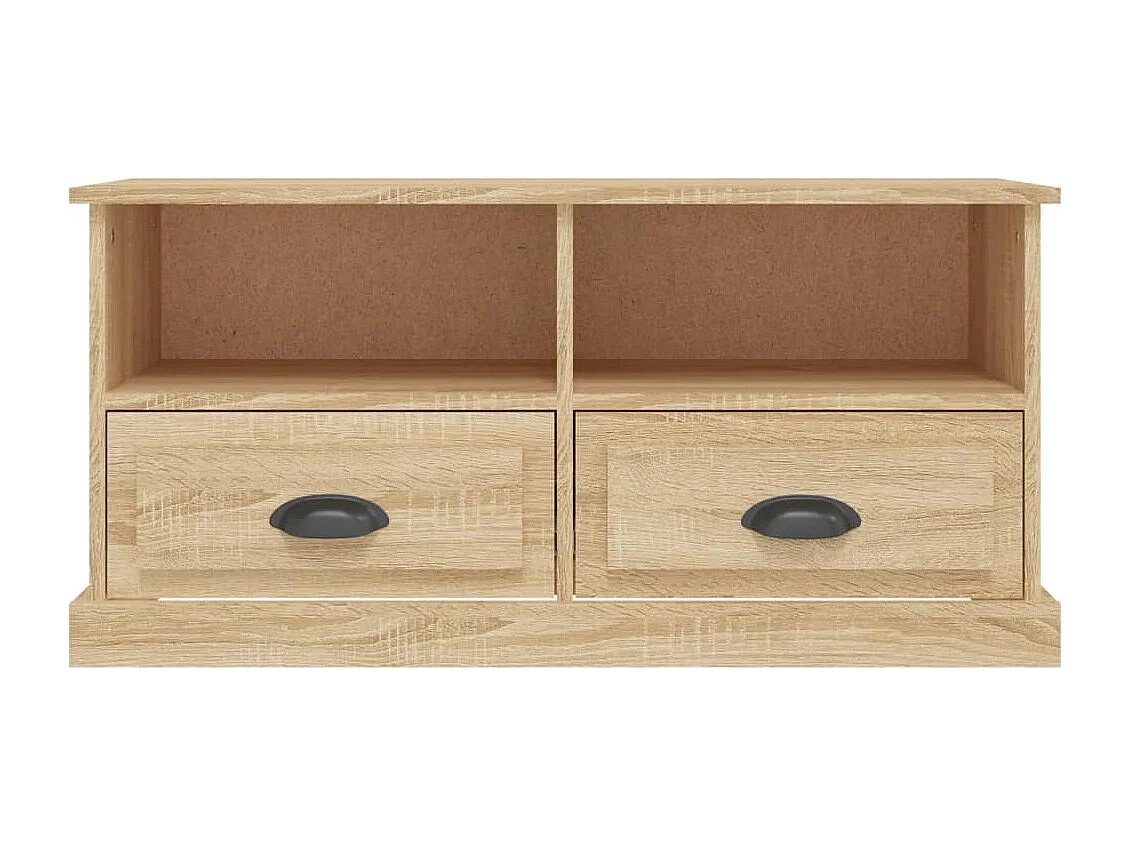 Meuble TV chêne sonoma 93x35,5x45 bois d'ingénierie