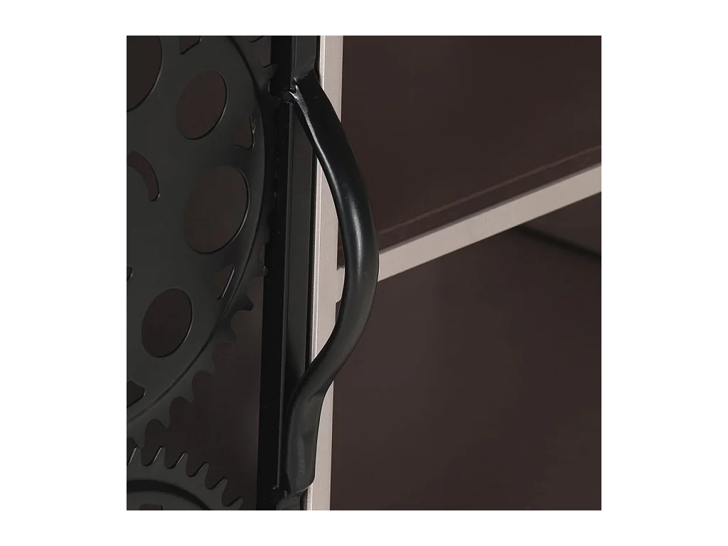 Meuble TV 120x30x40 Bois de manguier brut 8