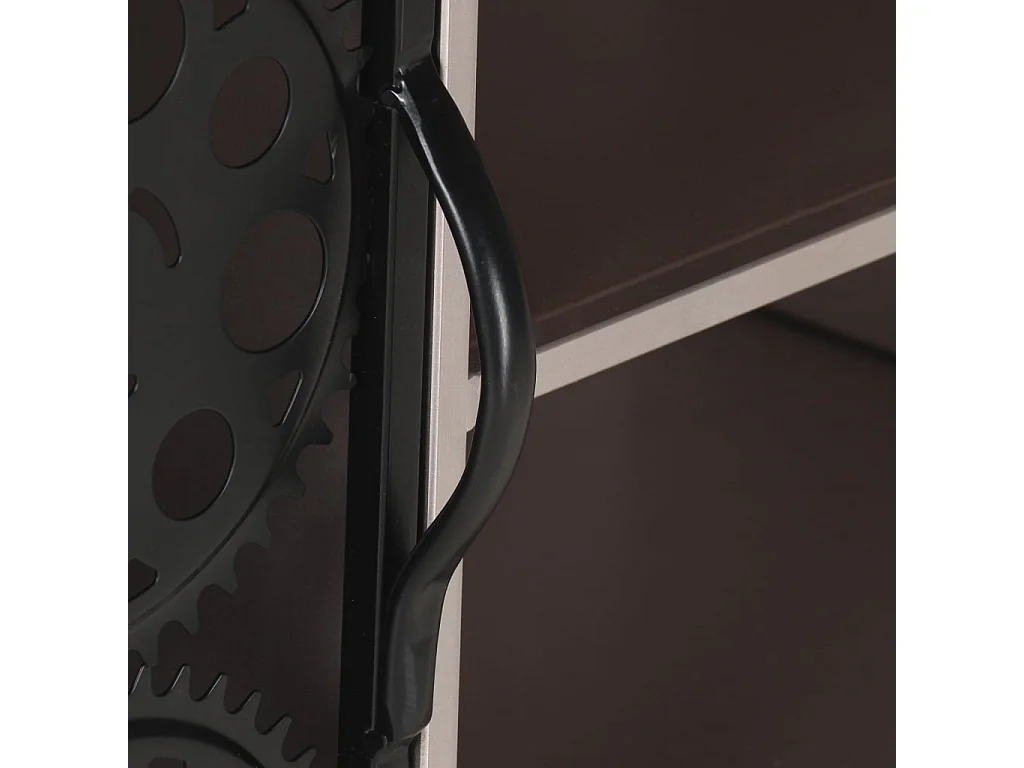 Meuble TV 120x30x40 Bois de manguier brut 8