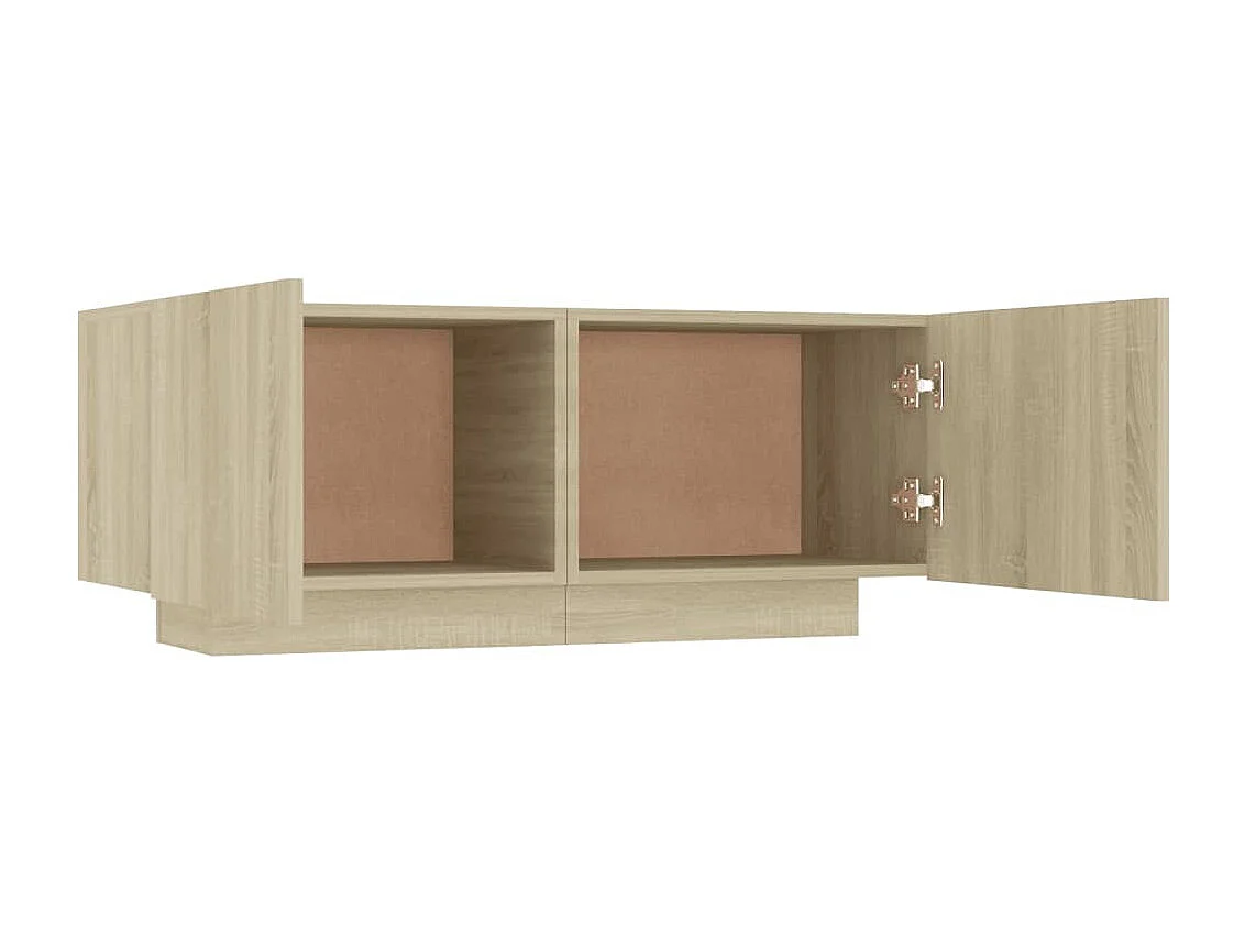 Meuble TV Chêne sonoma 100x35x40