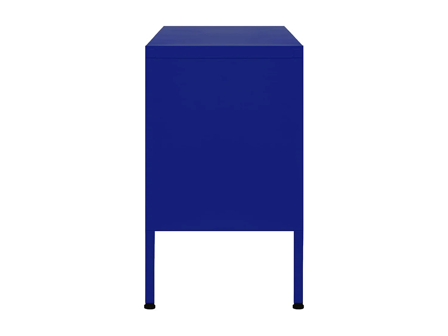 Meuble TV Bleu marine 105x35x50 Acier