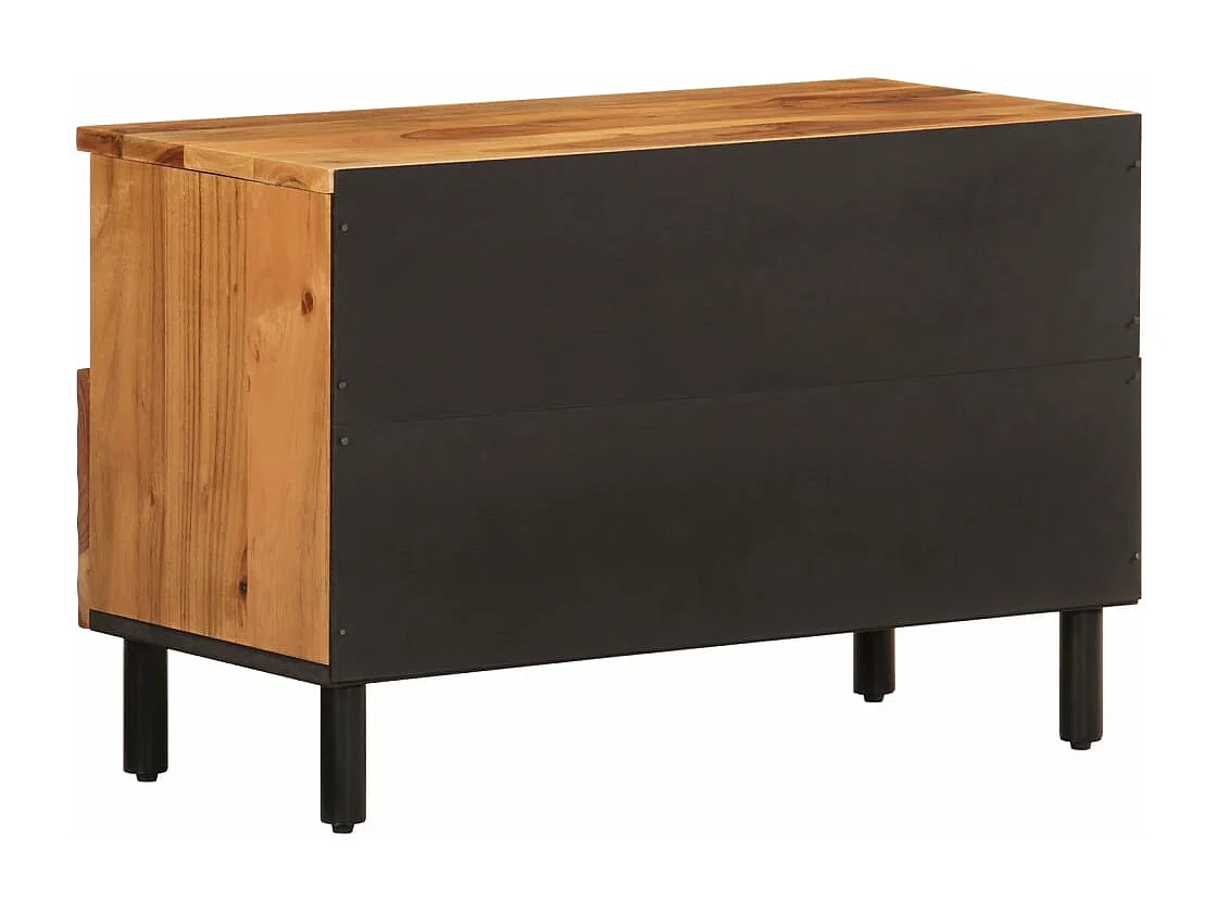 Meuble TV 70x33x46 Bois d'acacia massif
