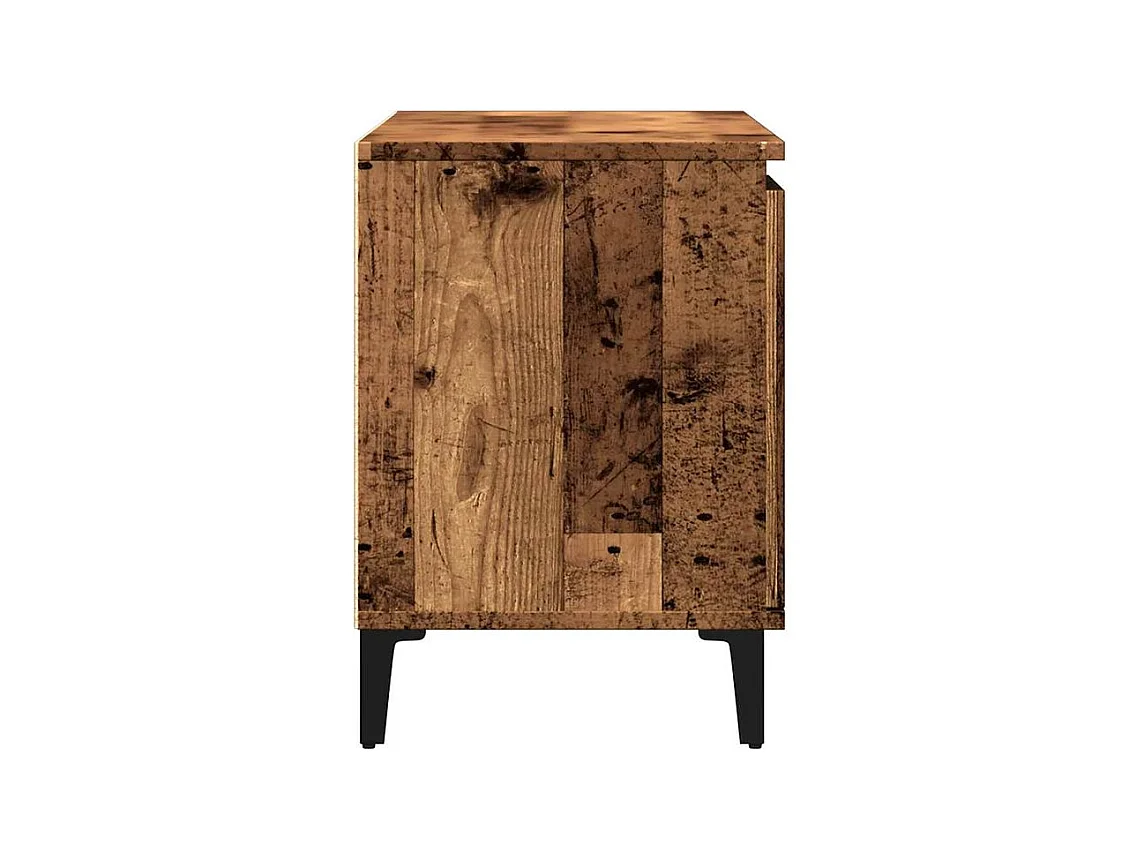 Meuble TV vieux bois 102x35x50 bois d'ingénierie