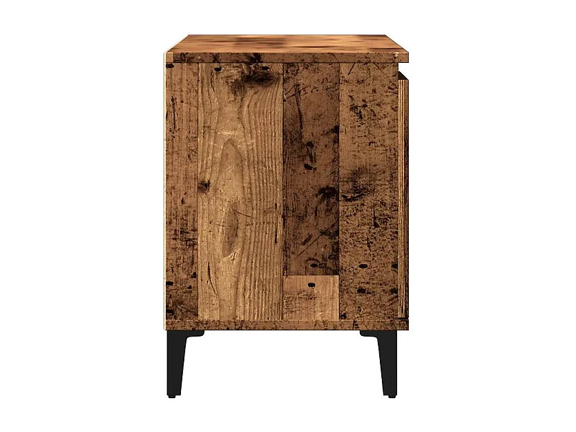 Meuble TV vieux bois 102x35x50 bois d'ingénierie