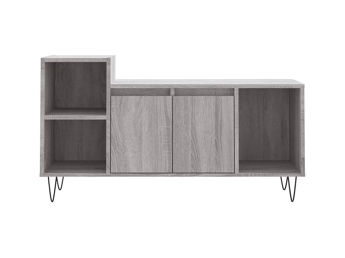 Meuble TV Sonoma gris 100x35x55 Bois d'ingénierie