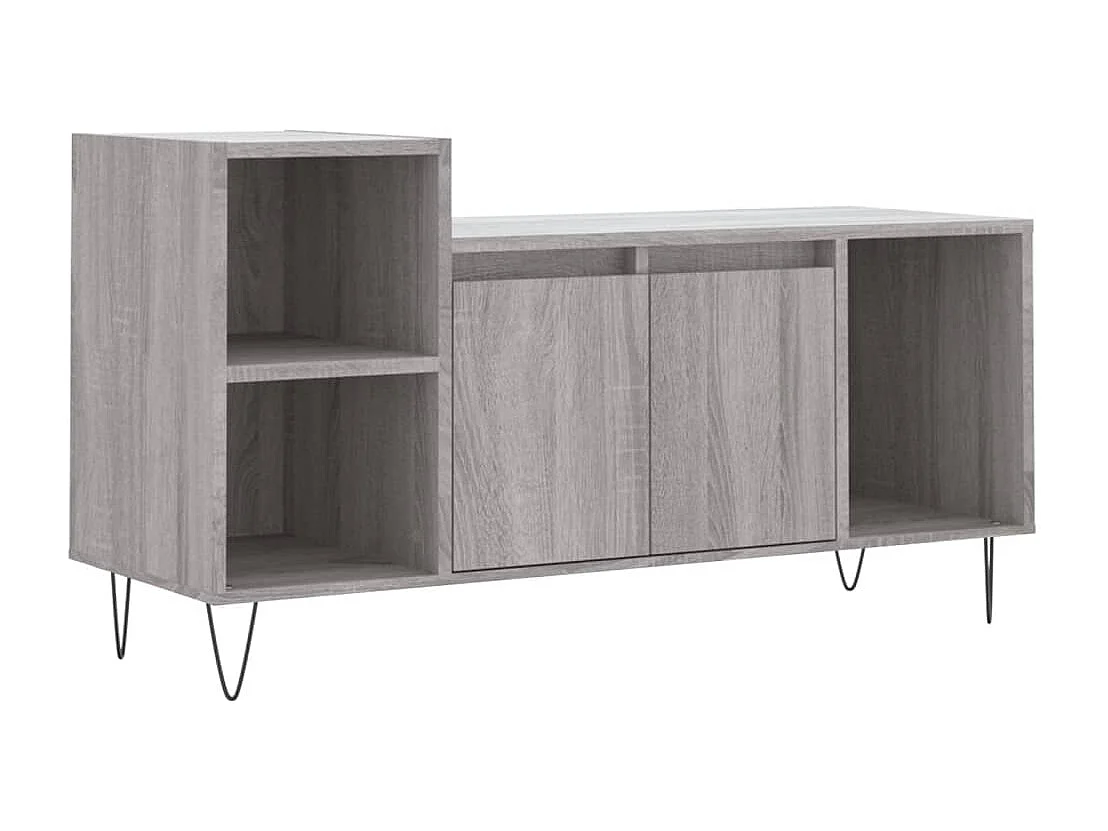 Meuble TV Sonoma gris 100x35x55 Bois d'ingénierie