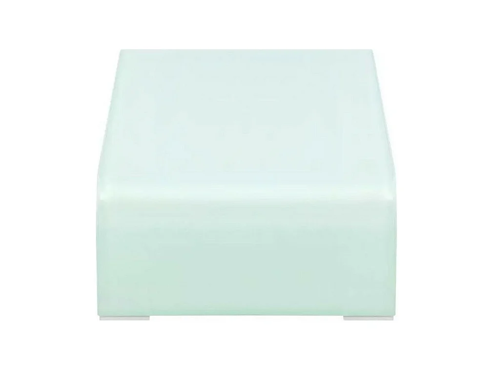 Meuble TV verre blanc Martial 60cm