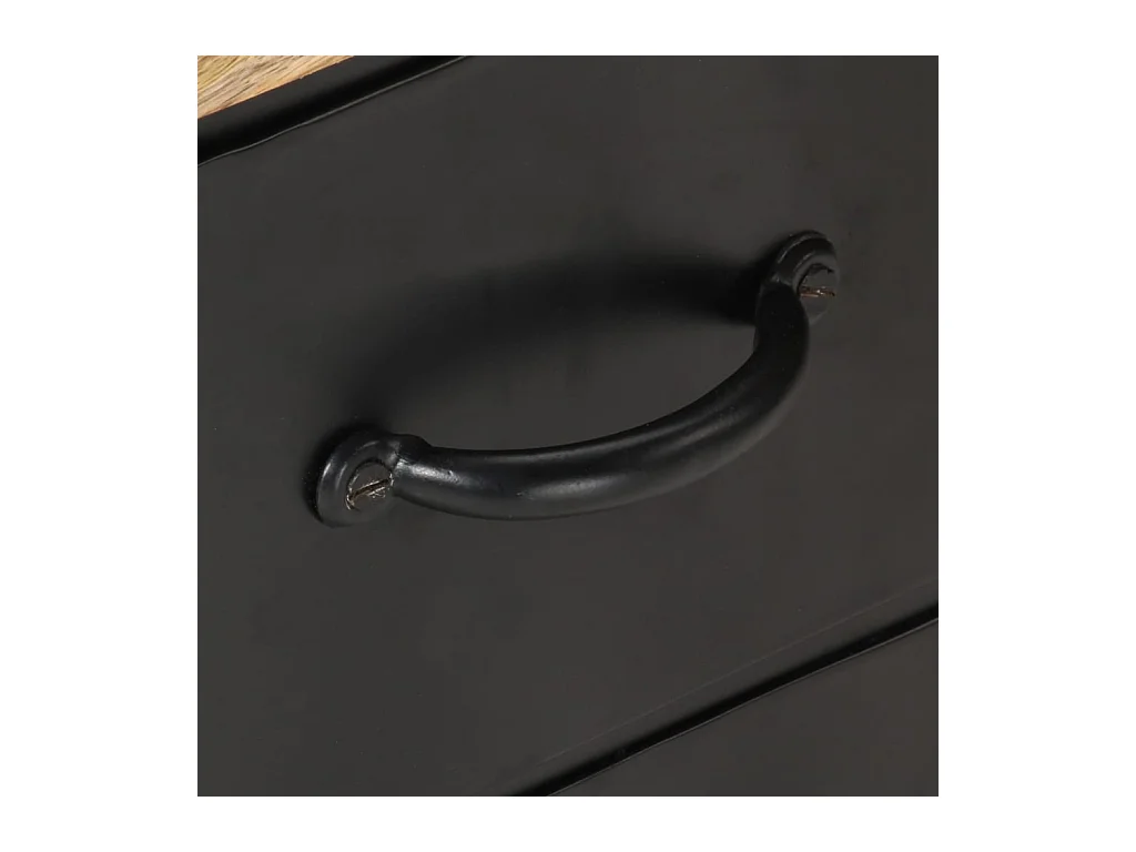 Meuble TV 90x30x41 Bois de manguier brut