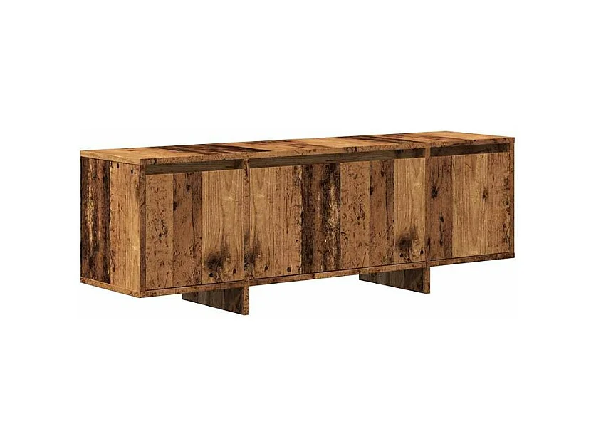 Meuble TV vieux bois 120x30x40,5 bois d'ingénierie