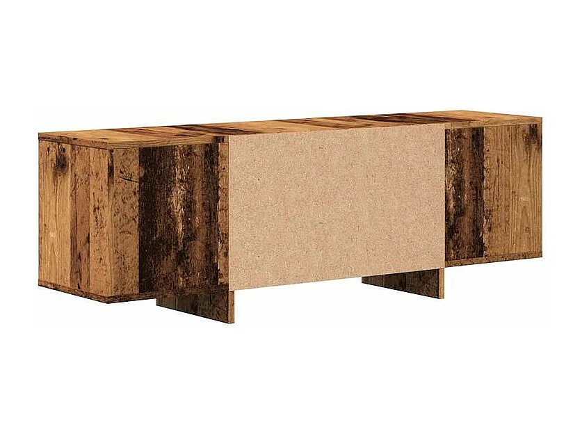 Meuble TV vieux bois 120x30x40,5 bois d'ingénierie